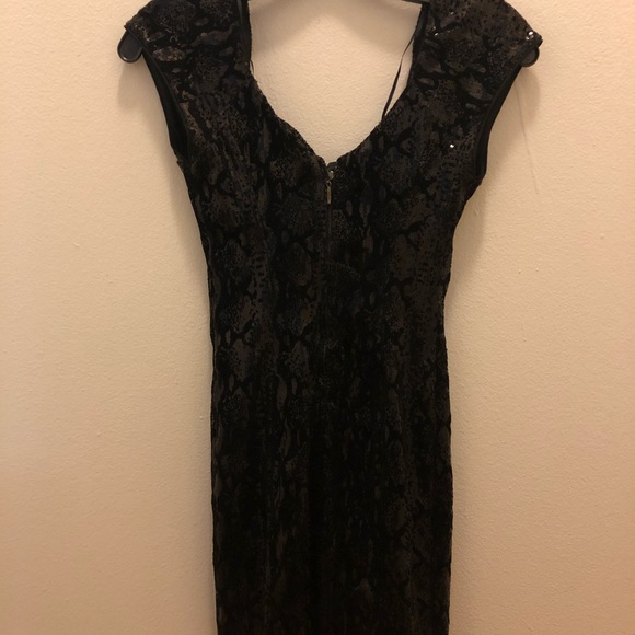 GUESS Alexa sequined black dress - Picture 3 of 5